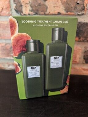 Origins Mega Mushroom Relief & Resilience Soothing Lotion Duo 13.4 oz New In Box
